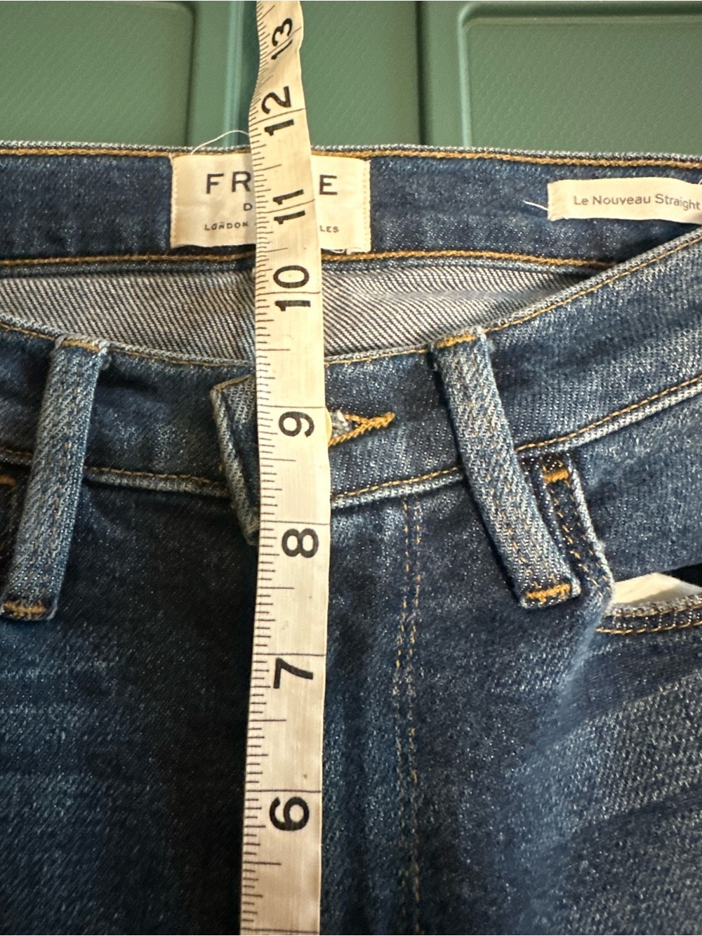 Frame Denim Le Nouveau Straight-Leg Jeans Granby wash size 24 - Picture 8 of 9